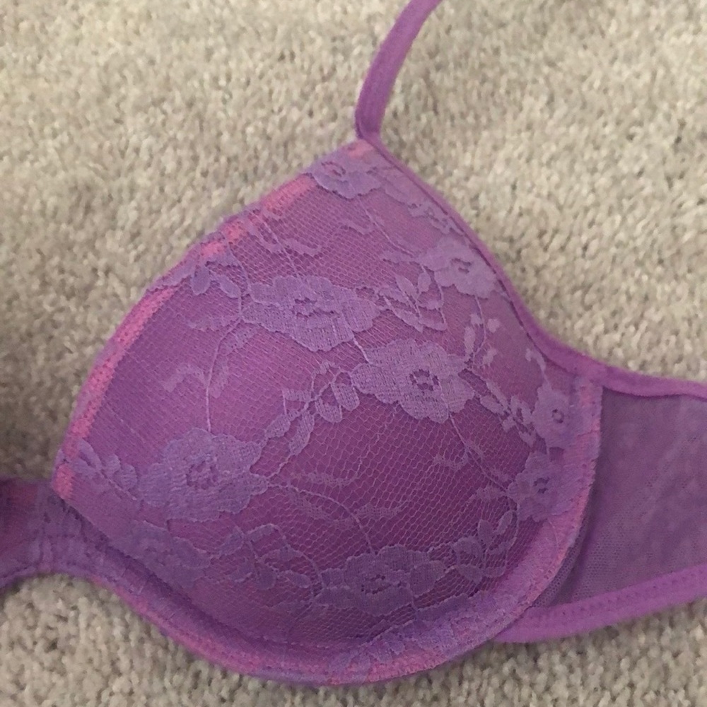 Padded lace bra
